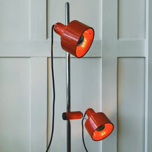Load image into Gallery viewer, LUCE/ 1960s Rare Italian Dual Head Floor Lamp by Elio Martinelli