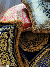 Load image into Gallery viewer, VERSACE / I ♡ Baroque Silk Floral Medusa Cushions