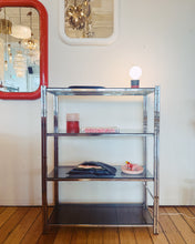 Load image into Gallery viewer, VINTAGE / 4- TIER CHROME SHELVING