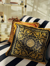 Load image into Gallery viewer, VERSACE / I ♡ Baroque Silk Floral Medusa Cushions