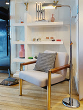 Load image into Gallery viewer, SEBEL / Tubular Brass/Wood Seat