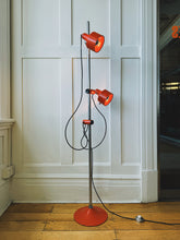 Load image into Gallery viewer, LUCE/ 1960s Rare Italian Dual Head Floor Lamp by Elio Martinelli