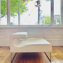 Load image into Gallery viewer, MOROSO / White Leather Lowseat Armchair by Patricia Urquiola