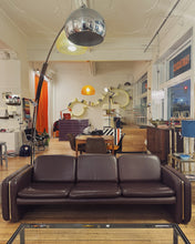 Load image into Gallery viewer, VINTAGE / 1970s Dark Brown Leather Sofas