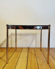 Load image into Gallery viewer, 1970s HEAVY CHROME / Nesting Tables w/Bronze Fumé Glass
