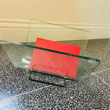 Load image into Gallery viewer, FIAM ITALIA / Glass Portarviste Magazine Holder by Vittorio Livi