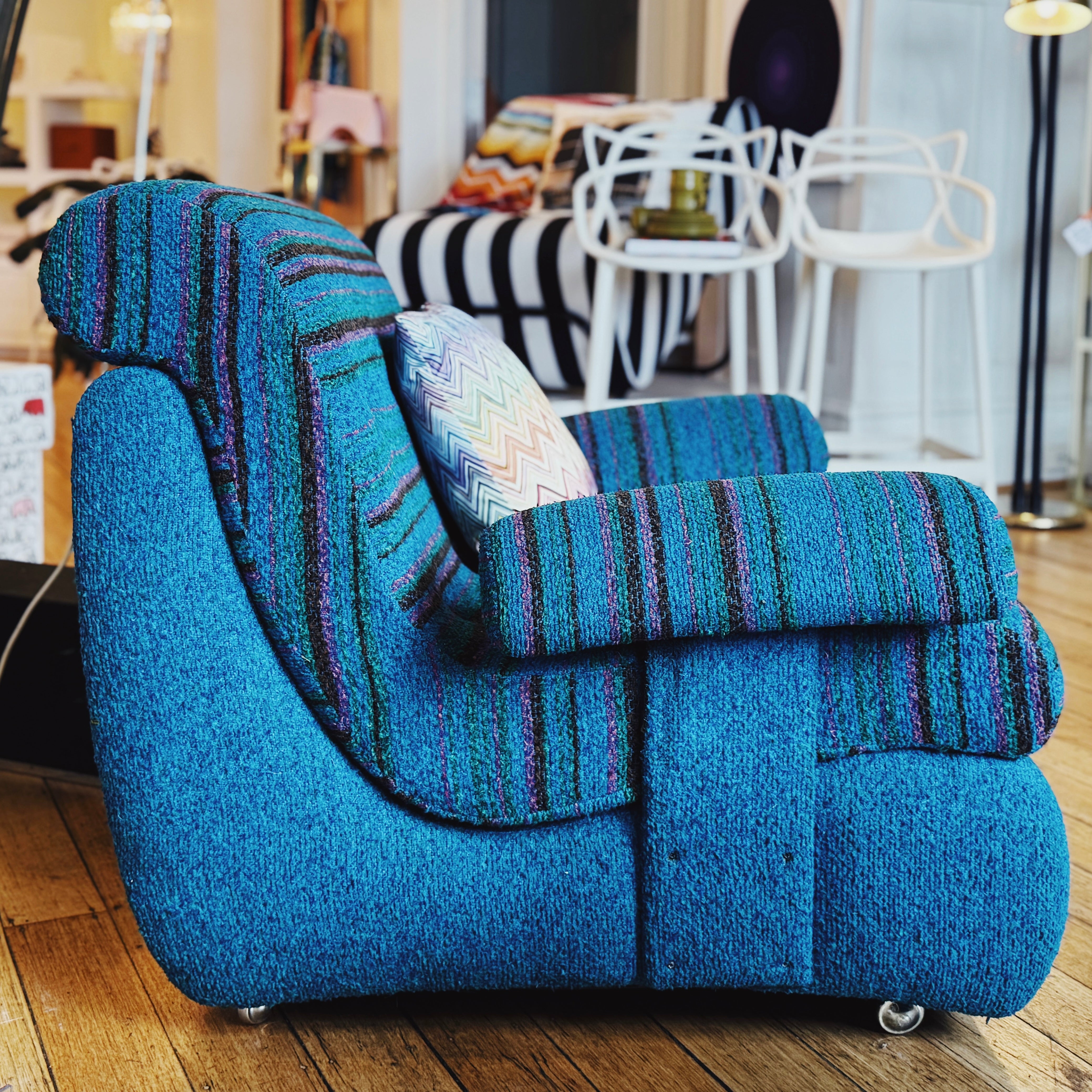 VINTAGE / Striped Sofa Chair – Domestic Fantasies