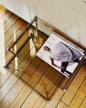 Load image into Gallery viewer, 1970s HEAVY CHROME / Nesting Tables w/Bronze Fumé Glass