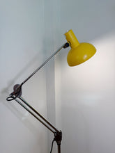 Load image into Gallery viewer, PLANET / 1970s Yellow/Chrome Planet Floor Lamp