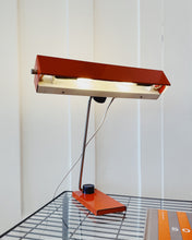 Load image into Gallery viewer, VINTAGE / German Banker Desk Lamp - Orange