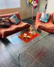 Load image into Gallery viewer, FIAM ITALIA / Ponte Waterfall Glass Coffee Table by Angelo Cortesi