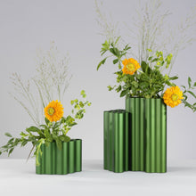 Load image into Gallery viewer, VITRA / Nuage Vases in Ivy Green By Ronan and Erwan Bouroullec