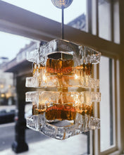Load image into Gallery viewer, MAZZEGA / Geometric Murano Glass Suspension Light