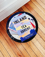 Load image into Gallery viewer, POST MODERN / Black Mirrored Zig Zag Side Table