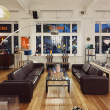 Load image into Gallery viewer, VINTAGE / 1970s Dark Brown Leather Sofas