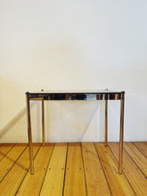 Load image into Gallery viewer, 1970s HEAVY CHROME / Nesting Tables w/Bronze Fumé Glass