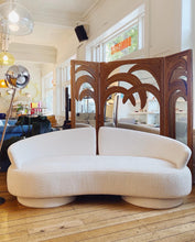 Load image into Gallery viewer, FANTASY #427 / Serpentine Cloud Style Sofa in Ivory Boucle