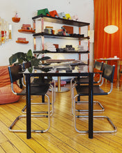 Load image into Gallery viewer, BAUHAUS / Vintage Chrome Cantilever Chairs - Set of 4