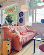 Load image into Gallery viewer, VINTAGE / Italian Design Post Modern Sofa - Peach