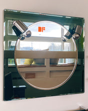 Load image into Gallery viewer, FONTANA ARTE / Gun Metal Bathroom Mirror Set + Lights