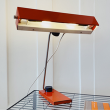 Load image into Gallery viewer, VINTAGE / German Banker Desk Lamp - Orange