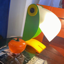 Load image into Gallery viewer, ENEA FERRARI / Vintage Green & Yellow Toucan Lamp