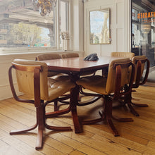 Load image into Gallery viewer, JOE RUFENACHT / 1970s Danish Deluxe Dining Setting