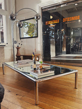 Load image into Gallery viewer, VINTAGE / Tubular Chrome XL Cocktail/Coffee Table