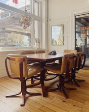 Load image into Gallery viewer, JOE RUFENACHT / 1970s Danish Deluxe Dining Setting