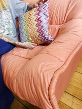 Load image into Gallery viewer, VINTAGE / Italian Design Post Modern Sofa - Peach