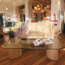 Load image into Gallery viewer, FANTASY #362/ Atlantis 1970s Cream Tiger Rib Two Seater Sofa