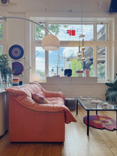 Load image into Gallery viewer, VINTAGE / Italian Design Post Modern Sofa - Peach