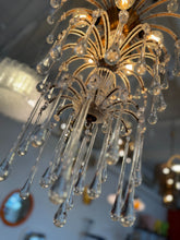 Load image into Gallery viewer, VINTAGE / Italian Waterfall Teardrop Chandelier
