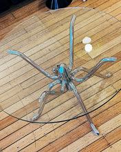 Load image into Gallery viewer, VINTAGE / 1970s Octopus Chrome Dining Table