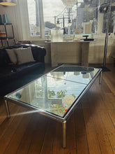 Load image into Gallery viewer, VINTAGE / Tubular Chrome XL Cocktail/Coffee Table