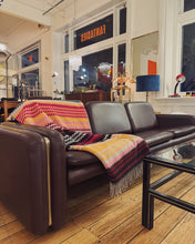Load image into Gallery viewer, VINTAGE / 1970s Dark Brown Leather Sofas