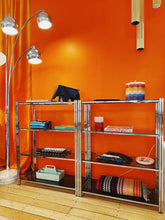 Load image into Gallery viewer, VINTAGE / 4- TIER CHROME SHELVING