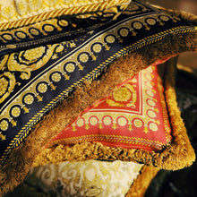 Load image into Gallery viewer, VERSACE / I ♡ Baroque Silk Floral Medusa Cushions