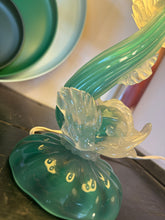 Load image into Gallery viewer, MURANO / Glass Fish Lamp - Aqua