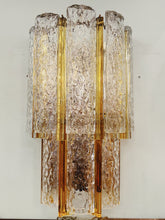Load image into Gallery viewer, VENINI / 1960s Trilobi Murano Glass Wall Lights