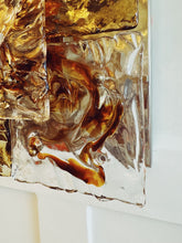 Load image into Gallery viewer, VENINI / 1970s Murano Glass Patchwork Wall Sconce by Toni Zuccheri