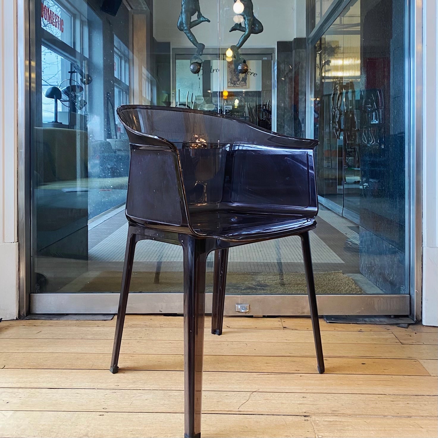 KARTELL / Papyrus Chairs in Transparent Chocolate Designed by Ronan