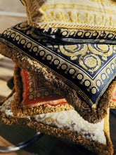 Load image into Gallery viewer, VERSACE / I ♡ Baroque Silk Floral Medusa Cushions