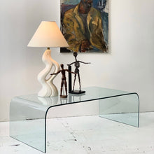 Load image into Gallery viewer, FIAM ITALIA / Ponte Waterfall Glass Coffee Table by Angelo Cortesi