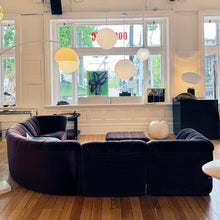 Load image into Gallery viewer, FEATHERSTON / 1970s Numero VII Dark Chocolate Torte Sofa Setting + Ottoman