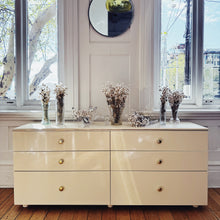 Load image into Gallery viewer, MOEBEL WERKE / Post Modern High Gloss Dresser - Cream