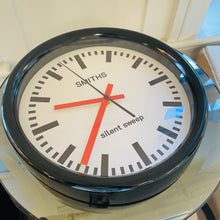 Load image into Gallery viewer, SMITHS / Silent Sweep Swiss Station Clock