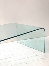 Load image into Gallery viewer, FIAM ITALIA / Ponte Waterfall Glass Coffee Table by Angelo Cortesi
