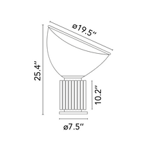 Load image into Gallery viewer, FLOS / Taccia Table Lamp by the Castiglioni Brothers - Large