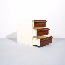 Load image into Gallery viewer, CAPRI / 1970s Cream + Chocolate Modular Stacking Drawers